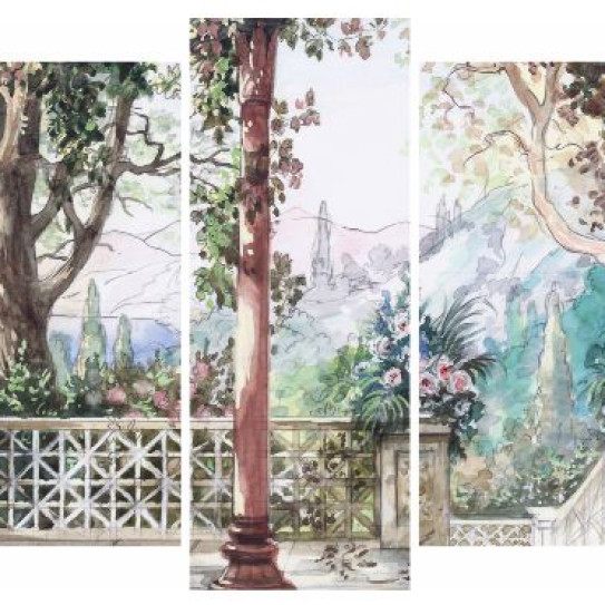 Модуль Терраса с видом на горы